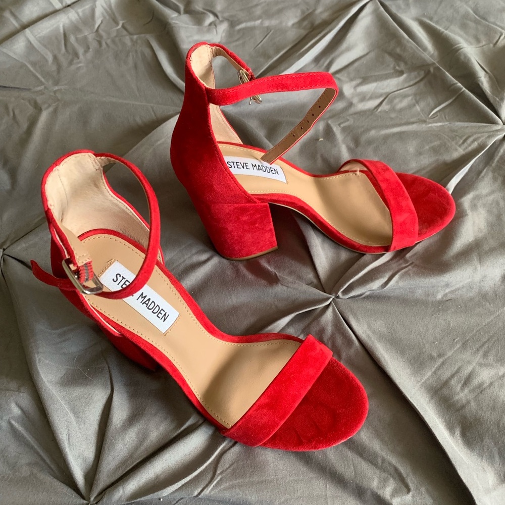 Steve Madden red heels